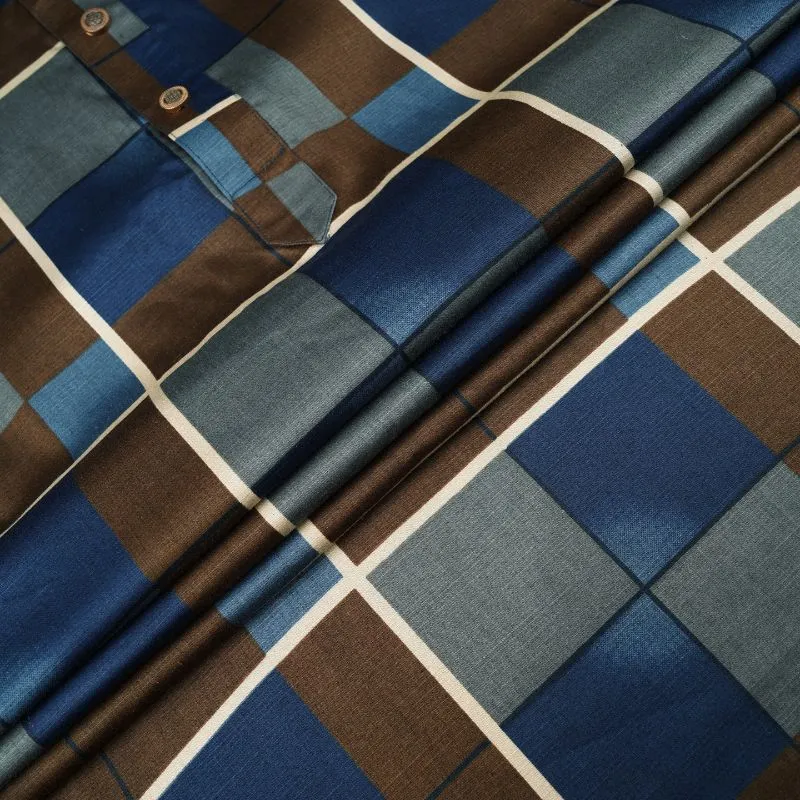 Geometric Slate Heritage Panjabi - Image 2
