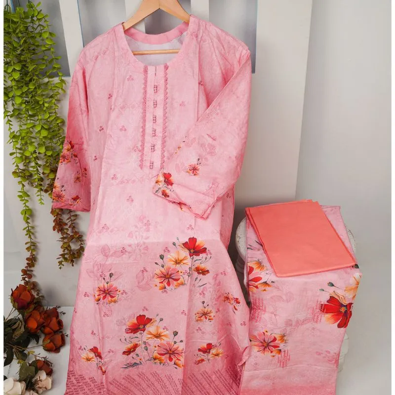Rose Garden Unstitched Three-Piece