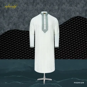 Heritage Imperial Panjabi – Ivory Elegance